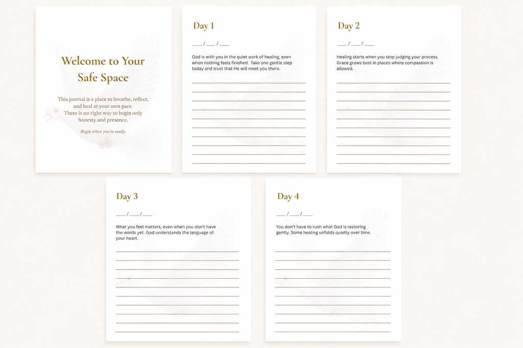 Safe Space Sanctuary™ Guided Healing Journal