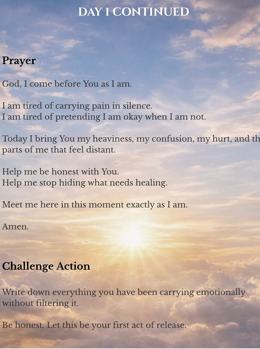 The 7-Day Return to God Reset